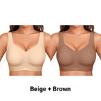 Wirefree Full-Coverage Support Bra Padded Gentle Uplift All-Day Comfort No More Sagging