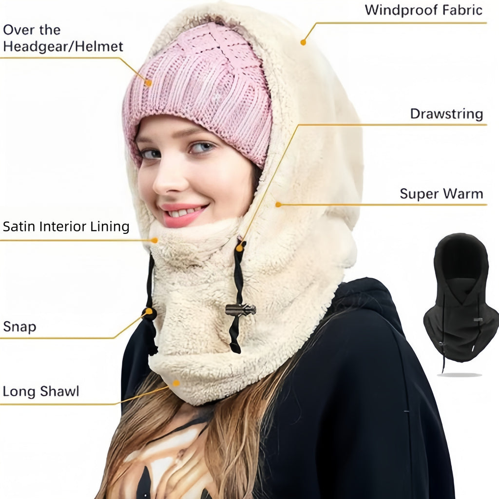 Sherpa Satin-Lined Hood