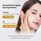 Glazed Skin Collagen Duo | Firming Cream + Volufiline Serum for Plump, Smooth & Glowing Skin | Iconic Korean Skincare
