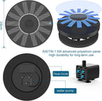 AISITIN Solar Bird Bath Fountain