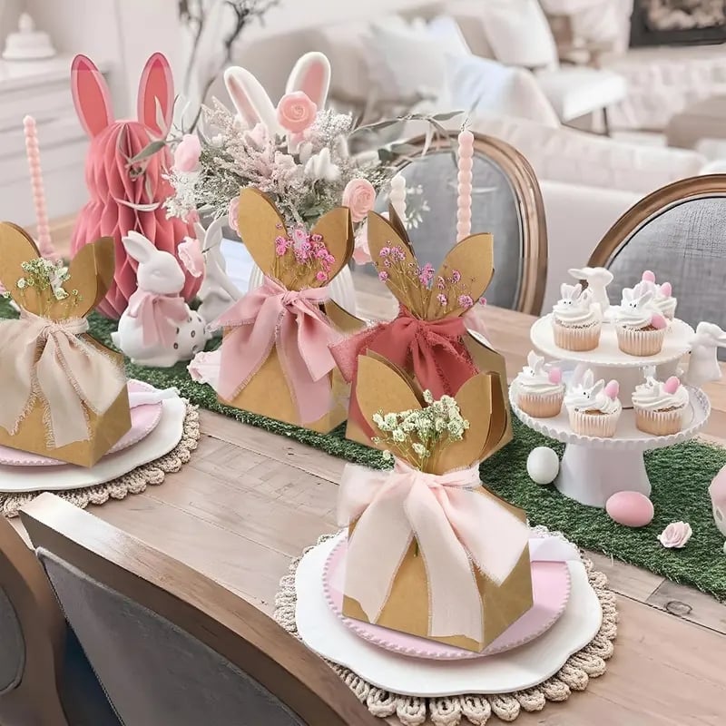 🐰Boho Bow Goodie Bags for Egg Hunts, Classroom Treats & Thoughtful Spring Surprises