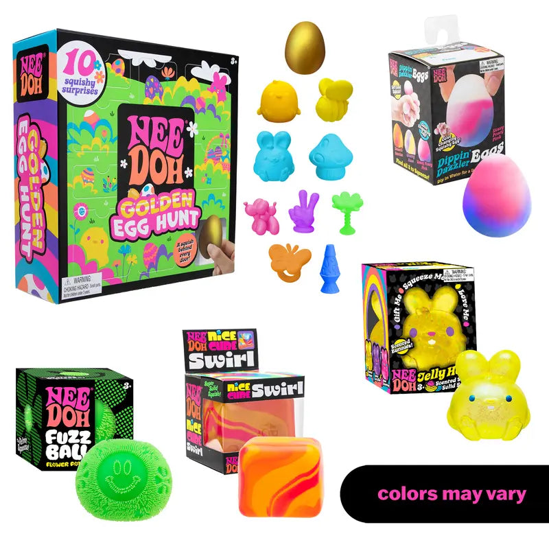 🐰 Golden Egg Hunt Easter Squishy Surprise Box | 10+ Squishy Surprises Inside
