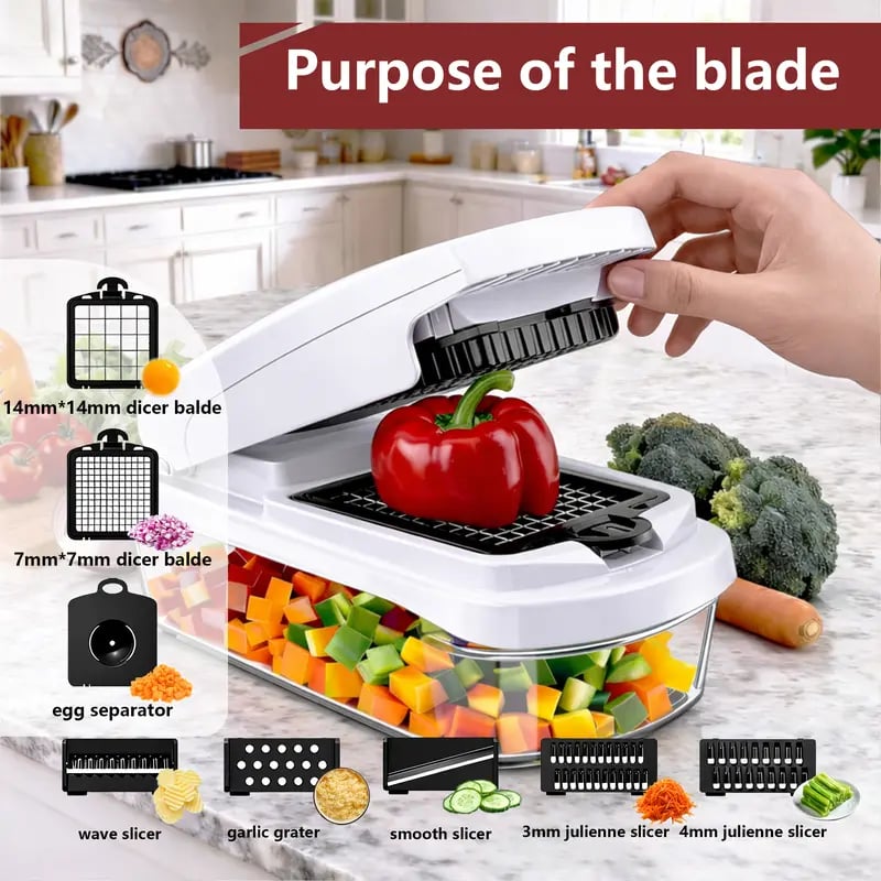 🥗15-in-1 Multifunctional Food Chopper