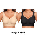 Wirefree Full-Coverage Support Bra Padded Gentle Uplift All-Day Comfort No More Sagging