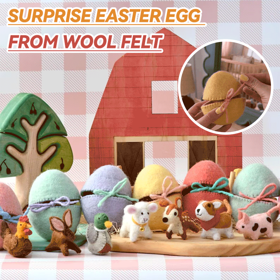 🔥Last Day 50% OFF🐣2026 New Easter Arrivals - Surprise Easter Egg From Wool Felt