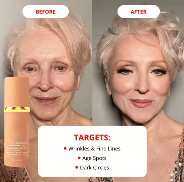 💖 Achieve Flawless Skin ✨Foundation 4 in 1 - Light Spectrum