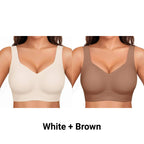 Wirefree Full-Coverage Support Bra Padded Gentle Uplift All-Day Comfort No More Sagging