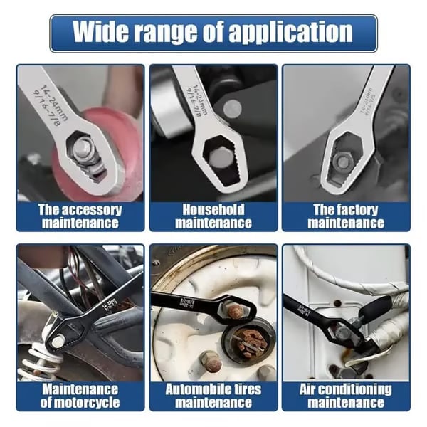 💥This Week's Special Price $16.99🎁-Universal 8–24mm Self-Tightening Double-Ended Torx Wrench🔧