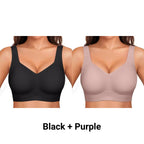 Wirefree Full-Coverage Support Bra Padded Gentle Uplift All-Day Comfort No More Sagging