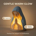 Handmade Resin Virgin Mary Prayer Night Light