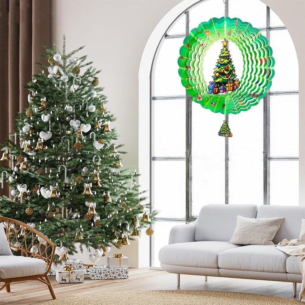 Christmas Spinning Wind Chime