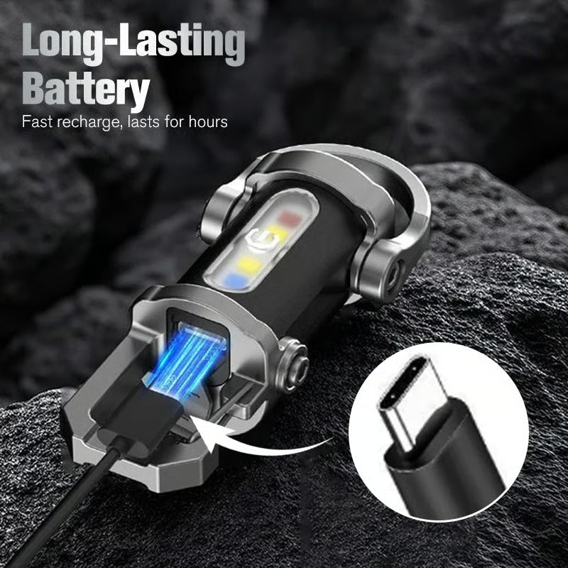 🎄Christmas On Sale🔥Portable Rechargeable Bright Keychain Flashlight