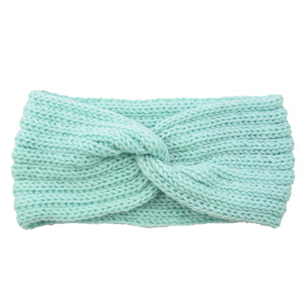 Triple Knot Warm Ribbed Knit Headband