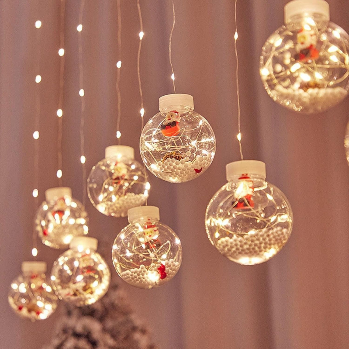🎄Early Christmas Sale🔥10 LED Christmas tree wish ball lights