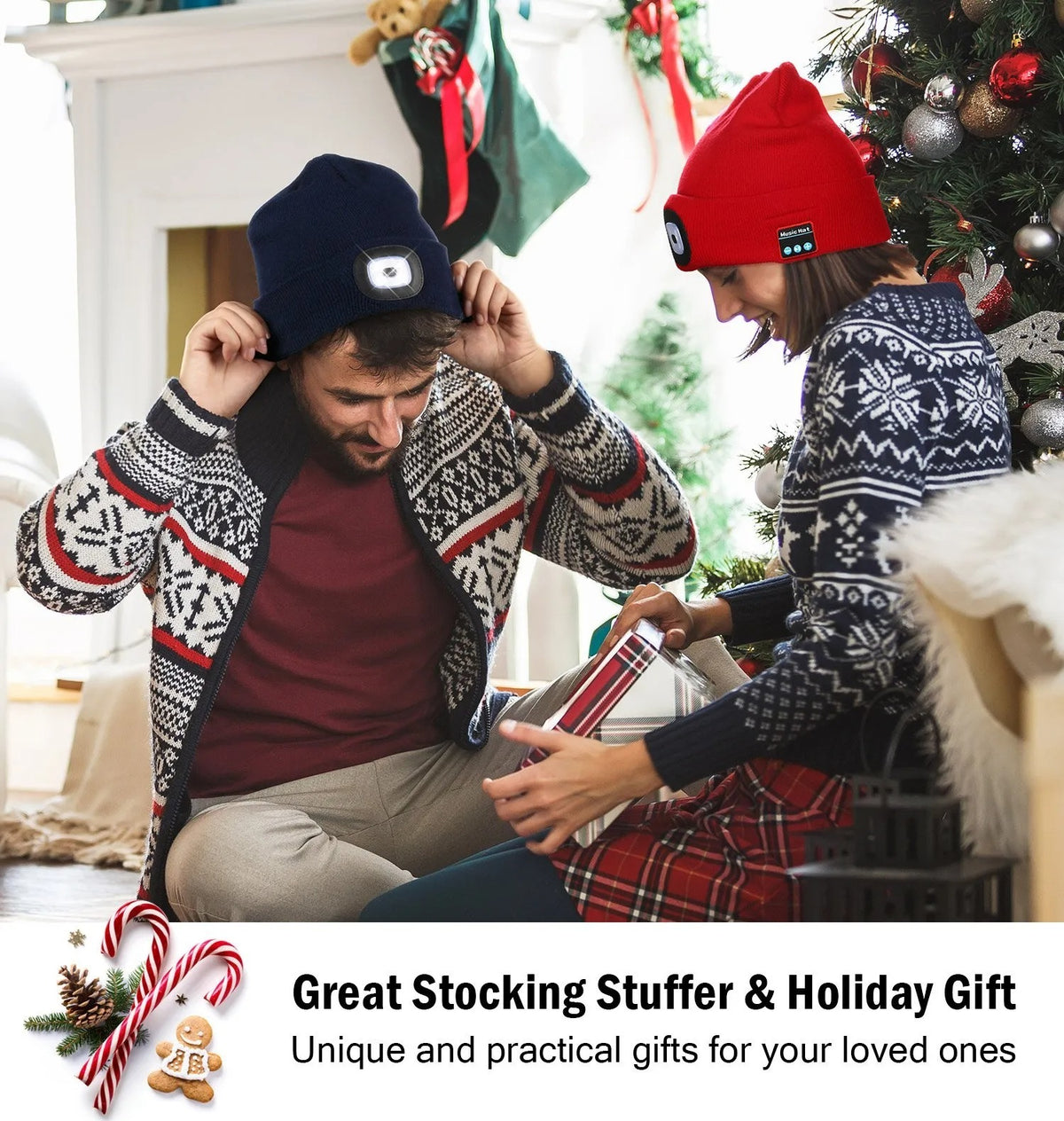 🔥LAST DAY 50% OFF🔥Bluetooth Beanie with Light Function (Unisex)