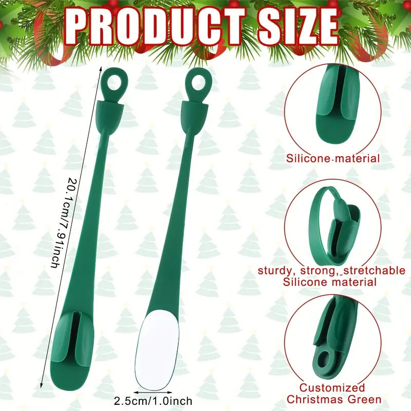6 PCS Christmas Silicone Garland Hangers