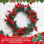 🎄2025 Christmas On Sale✨Christmas Artificial Red Berry Stems