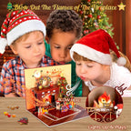 🎄2025 Christmas On Sale✨Christmas 3D Pop-up Card  with Light and Music