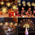 🎄2025 Christmas On Sale✨4 Pack Hanging Firework Lights with 8 Modes