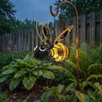 Hanging Bee Solar Light Decor for Outside