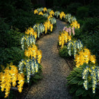 🌸 Solar LED Outdoor Wisteria Stake Lights | Glowing Floral Garden Accents