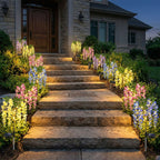 🌸 Solar LED Outdoor Wisteria Stake Lights | Glowing Floral Garden Accents