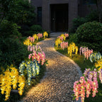 🌸 Solar LED Outdoor Wisteria Stake Lights | Glowing Floral Garden Accents