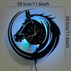 Wildlife Horse Wall Clock