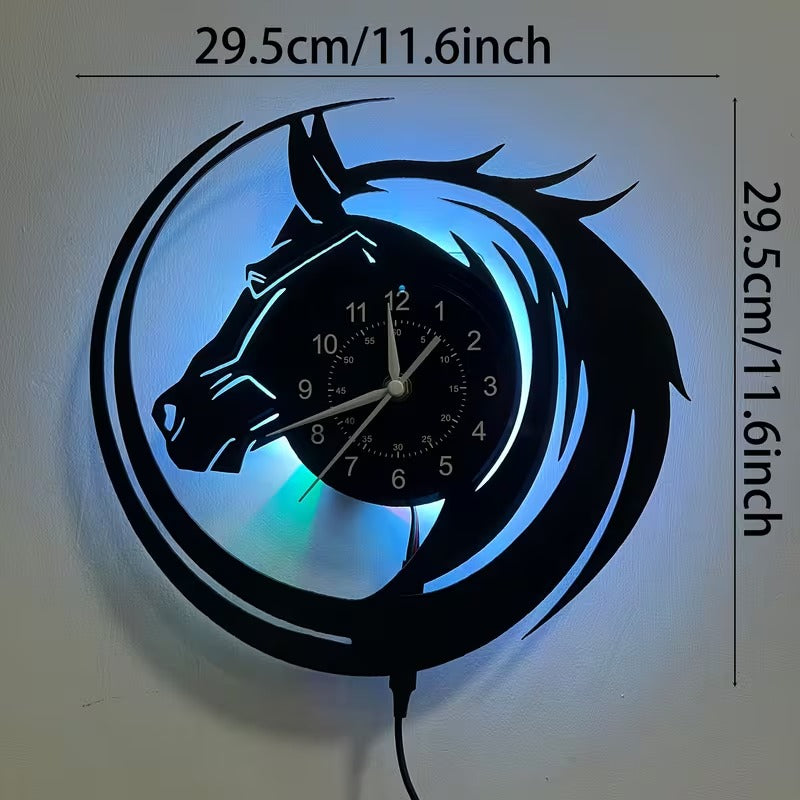 Wildlife Horse Wall Clock