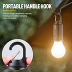Outdoor Rechargeable Camping Hanging Lights with Hook
