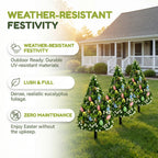 Artificial Eucalyptus Tree with Easter Eggs