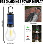 Outdoor Rechargeable Camping Hanging Lights with Hook