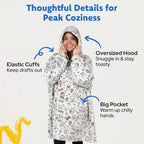 Cozy Companions Color-Your-Own Blanket Hoodie