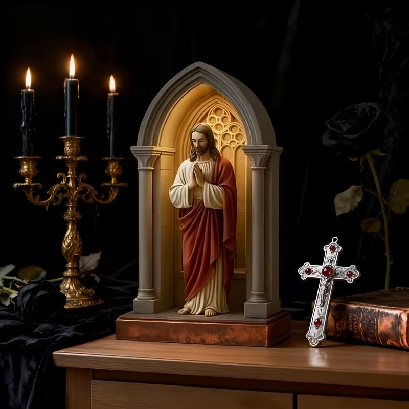 Traditional Religious Handmade Devotional Night Light