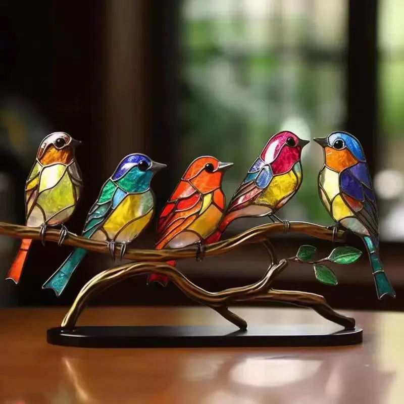 Stained Bird Decoration