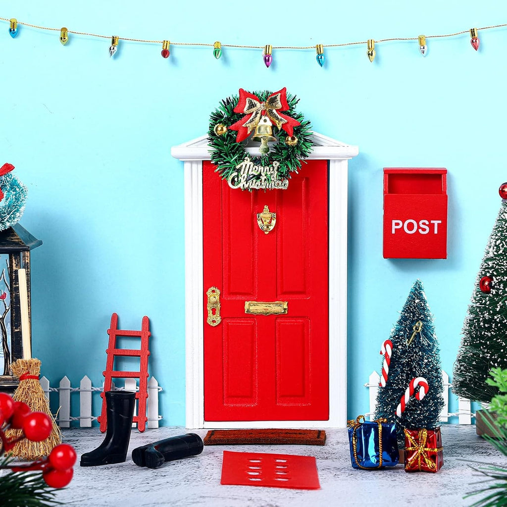 🎄2025 Christmas On Sale✨Christmas Elf Fairy Doors Decorations Kit