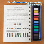 Beginner Watercolor Workbook Painting Kit