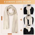 🎄2025 Christmas On Sale🧣Winter Beanie Hat Scarf Gloves Set