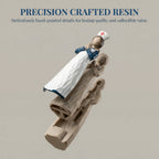 Hand-Painted Resin Angel Nurse Statue – Inspirational Nurse Figurine for Appreciation, Care & Hope