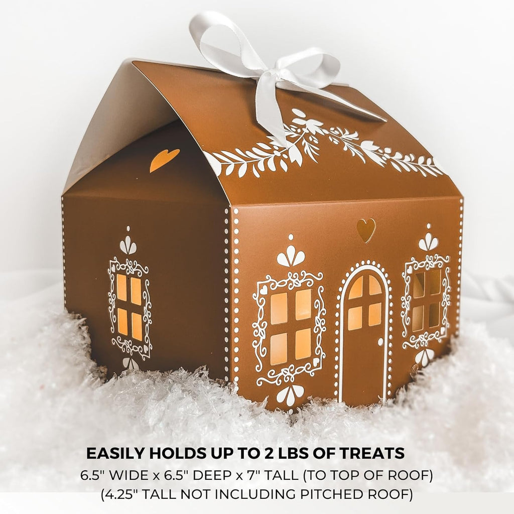 🎄2025 Christmas On Sale✨Gingerbread House Shaped Gift Box