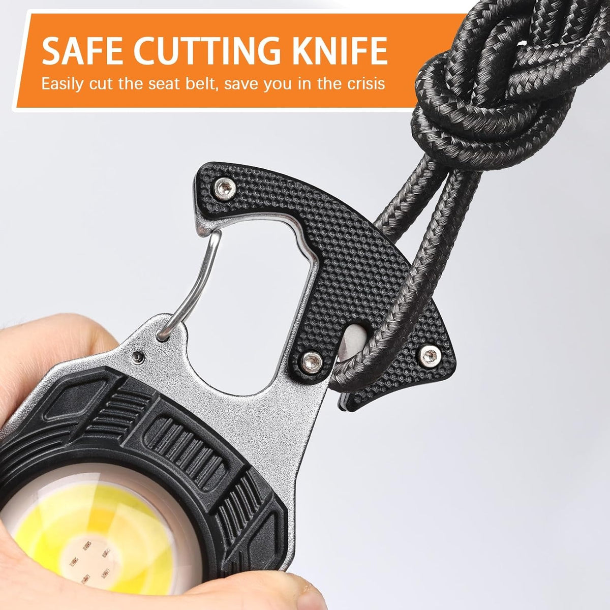 Multi-functional Rechargeable Cob Keychain Work Light