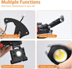 Multi-functional Rechargeable Cob Keychain Work Light