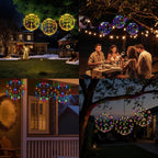 Christmas Folding  LED Ball Light with Multiple Auto Timing and Glow Modes