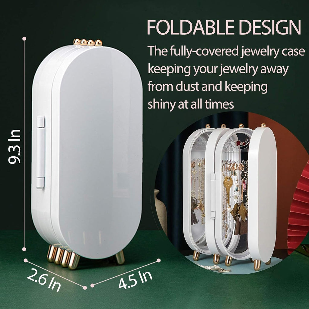 ⚡Flash Sale⚡4-Layer Dustproof Earring Necklace Jewelry Box