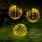Christmas Folding  LED Ball Light with Multiple Auto Timing and Glow Modes