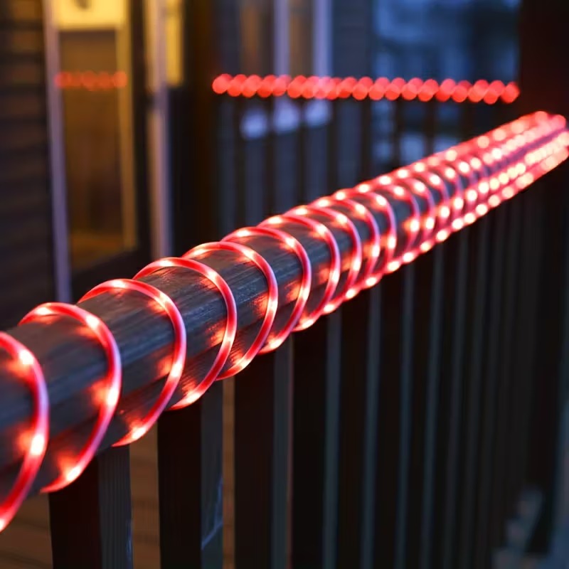 Christmas Candy Cane Rope Lights