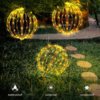 Christmas Folding  LED Ball Light with Multiple Auto Timing and Glow Modes