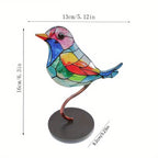 Stained Bird Decoration