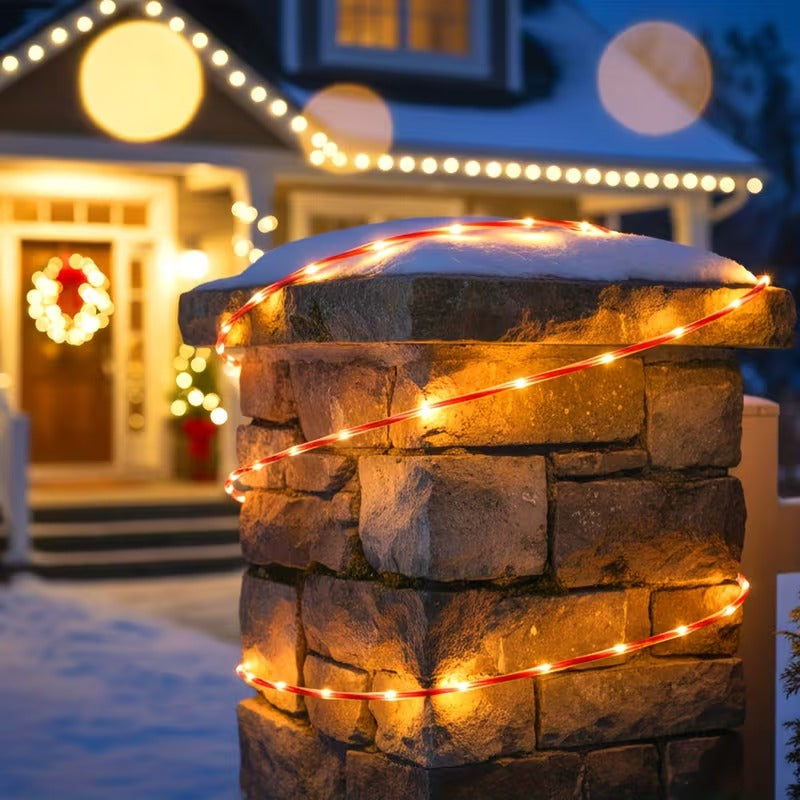 Christmas Candy Cane Rope Lights