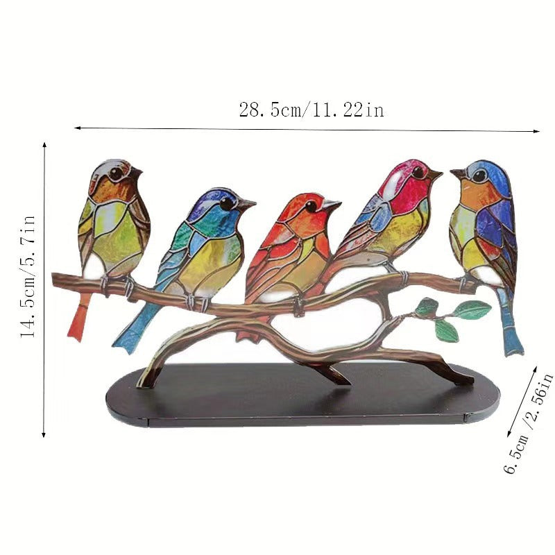 Stained Bird Decoration